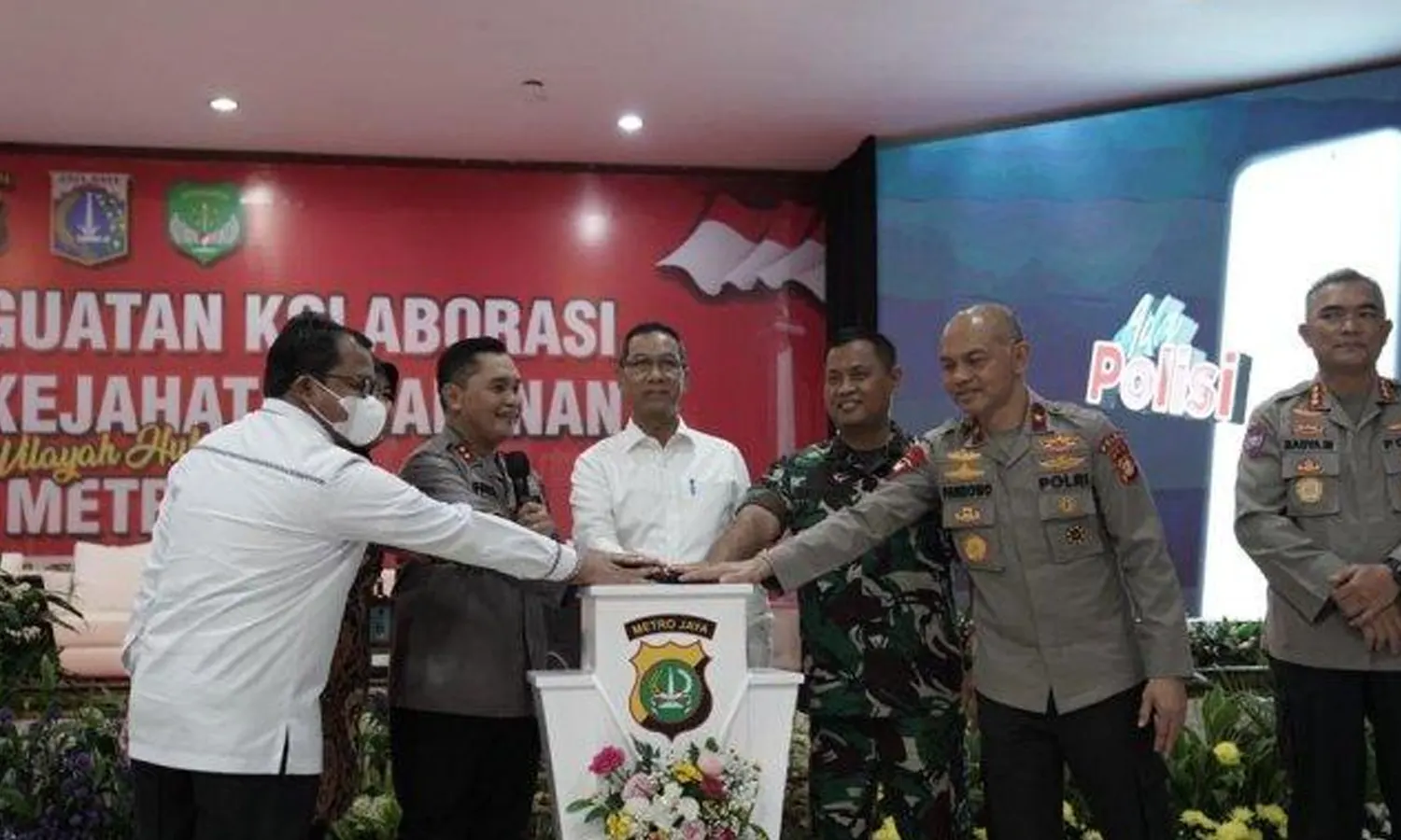 Cegah Masyarakat Jakarta jadi Korban Kejahatan, Kapolda Metro Jaya Luncurkan Aplikasi â€œAda Polisiâ€ 
